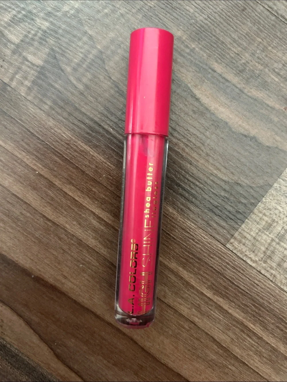L.A. Colors gloss Hot Pink High Shine Lip Gloss